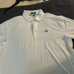 Peter millar white masters polo